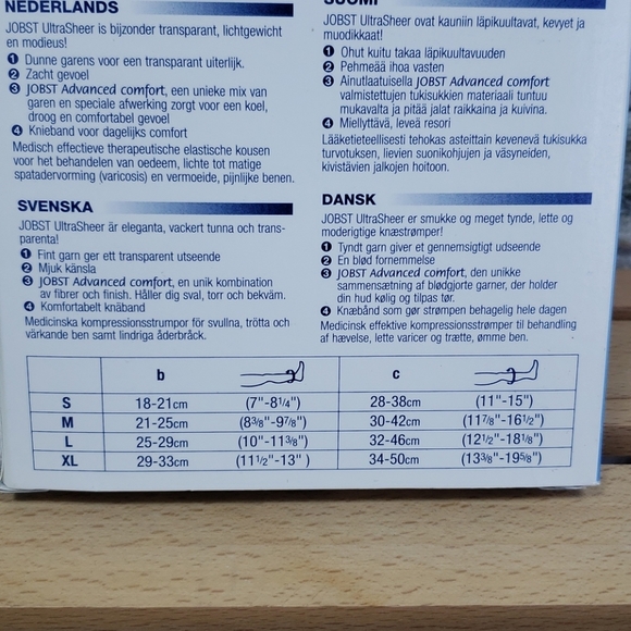 JOBST Compression Stockings 15-20mmHg Open Toe - Picture 5 of 5